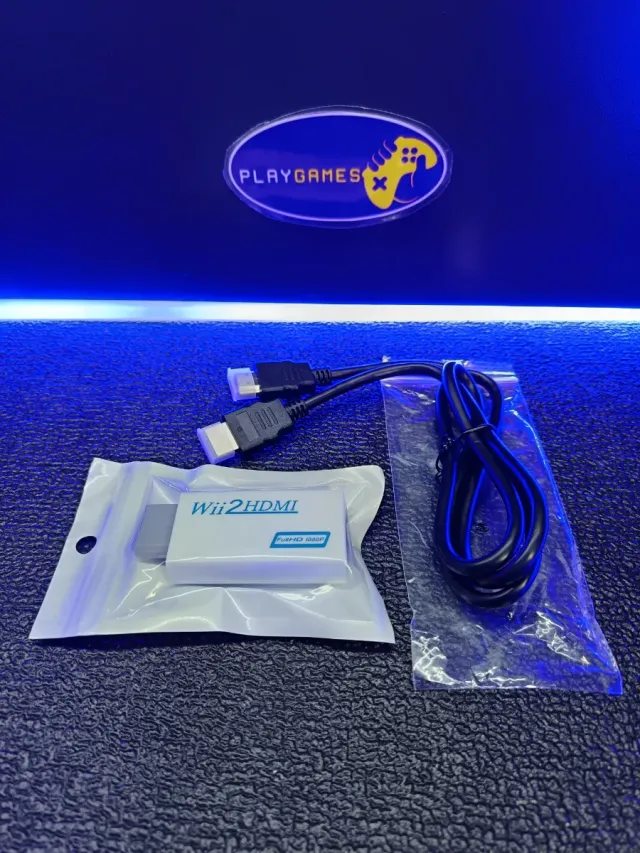 Adaptador Wii2HDMI + Cable HDMI nuevos