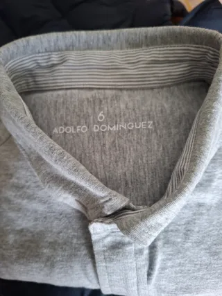 Camisa de hombre gris de Adolfo Domínguez