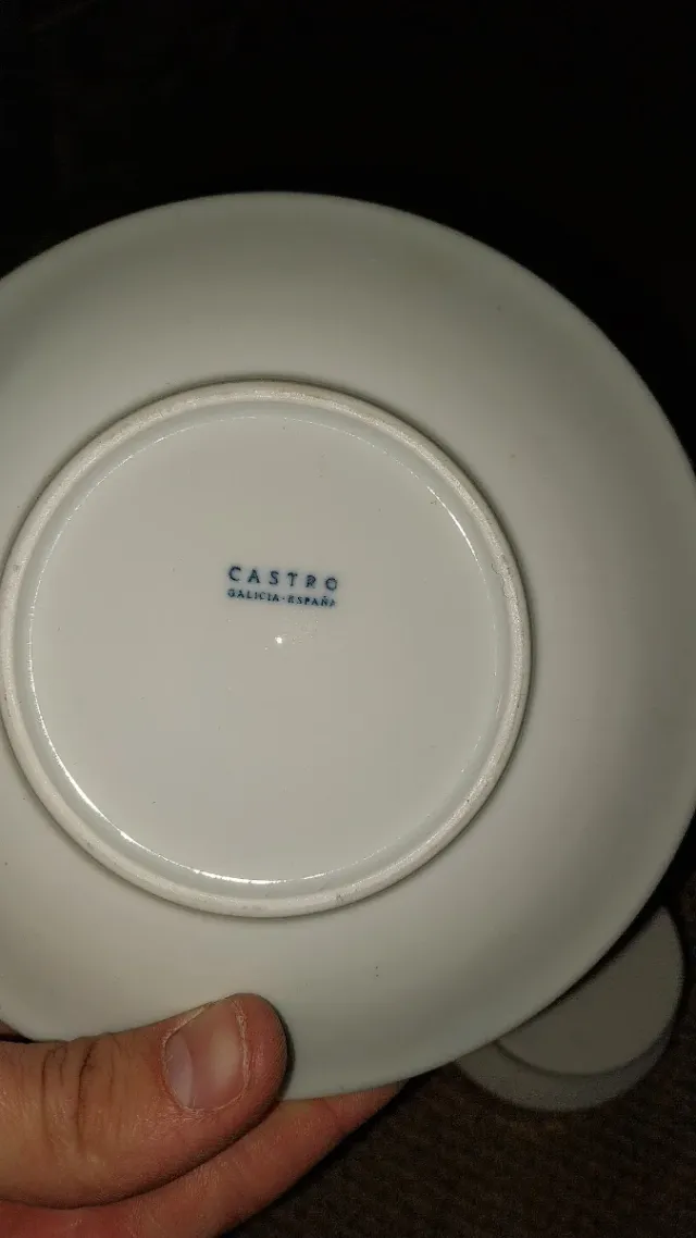 Juego Tu y Yo de porcelana castro sagardelos