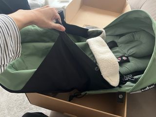 Capazo Babyzen Yoyo flexible verde menta+saco