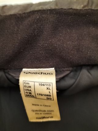 Parka Quechua Negra XL