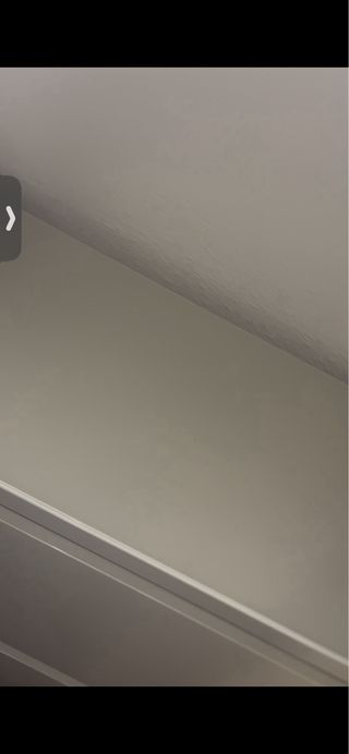 Cristal blanco cómoda MALM