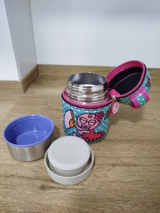 Termo infantil con funda