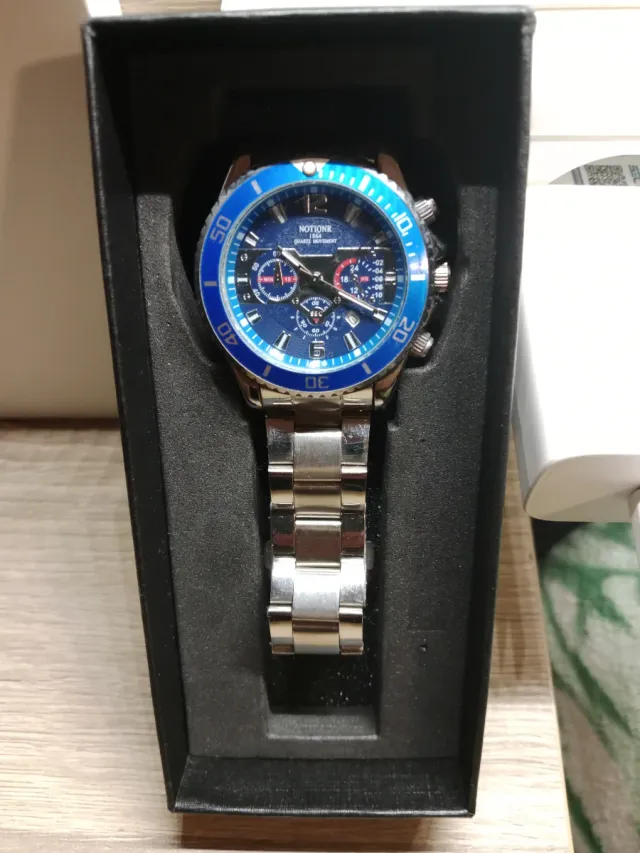 Reloj NAVIFORCE Negro/Plata Hombre