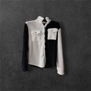 Camisa borrego bicolor