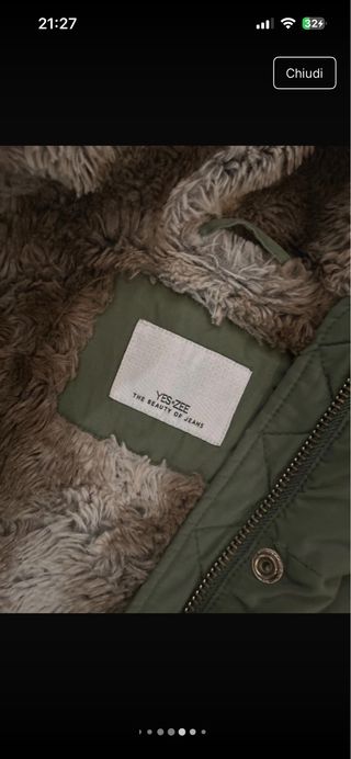 Parka donna Yes Zee verde