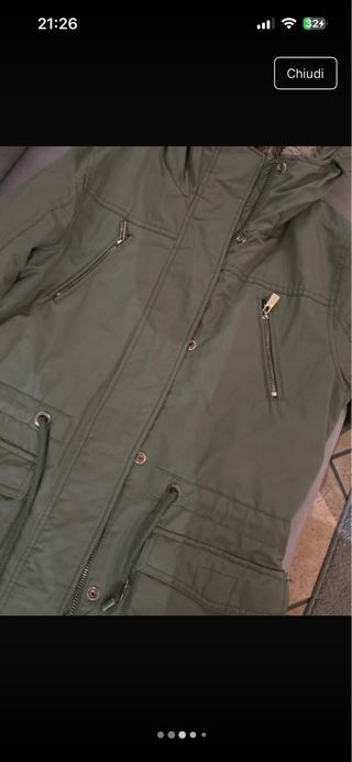 Parka donna Yes Zee verde