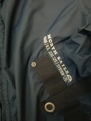 Giacca North Sails blu navy particolare vintage