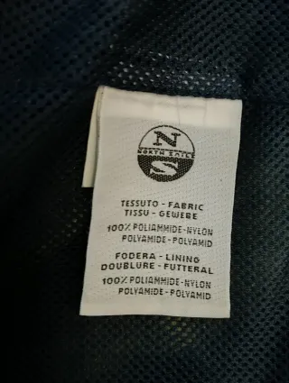 Giacca North Sails blu navy particolare vintage