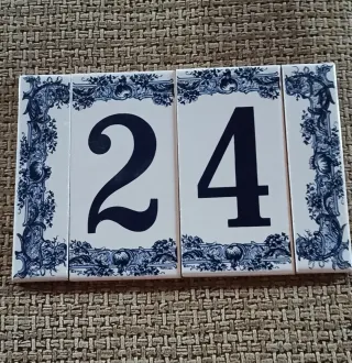 Números Cerámica Portuguesa para fachada