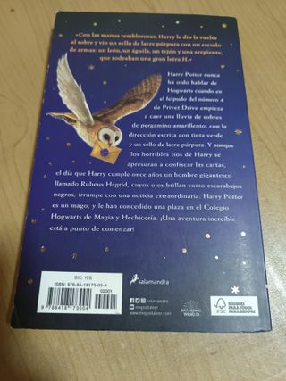 Harry Potter y la piedra filosofal. Harry Potter 1