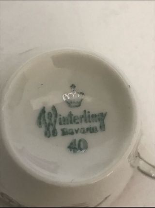 Tazas y platillos Winterling Bavaria