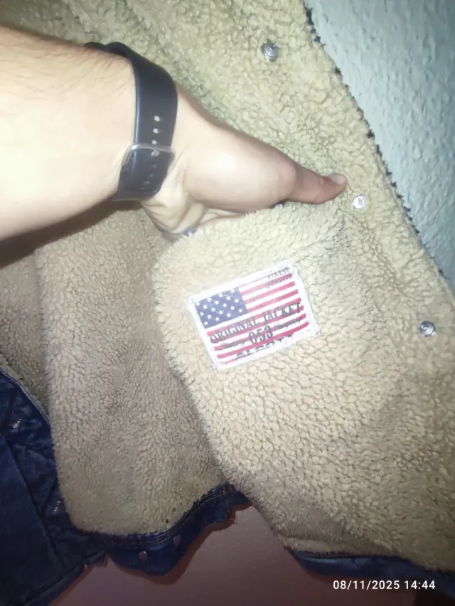 Chaqueta vaquera forrada