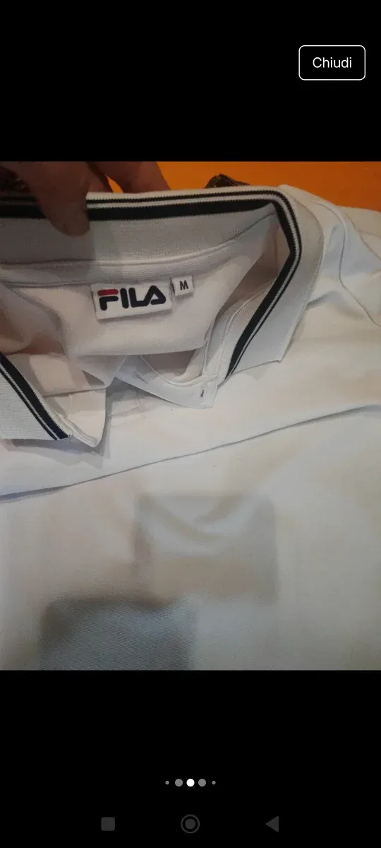 Completo uomo: polo bianco e jeans