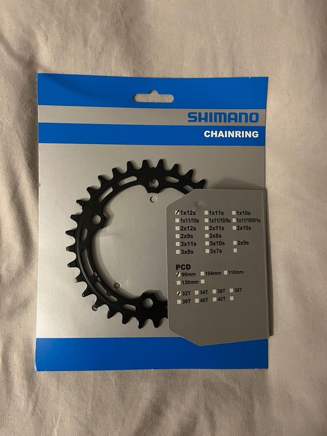 Plato Shimano 32T, nuevo de paquete