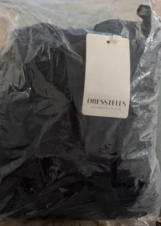 Vestido azul marino elegante talla XXL