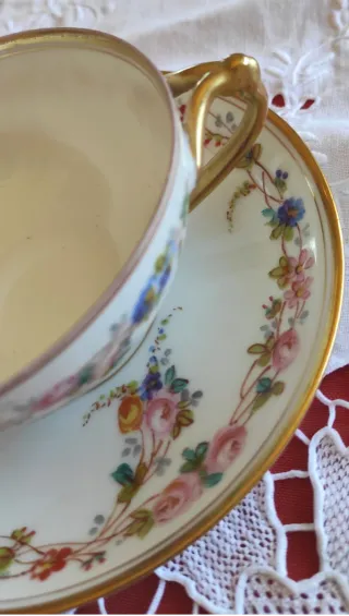 Tazza Limoges 1890