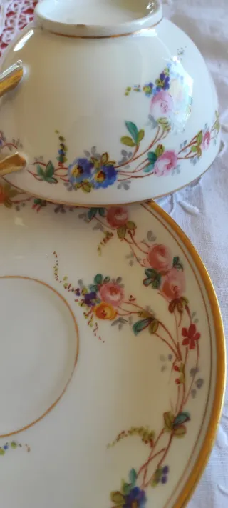 Tazza Limoges 1890