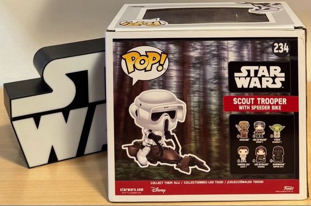 -OFERTA- Funko Pop Star Wars 234 - Trooper Bike