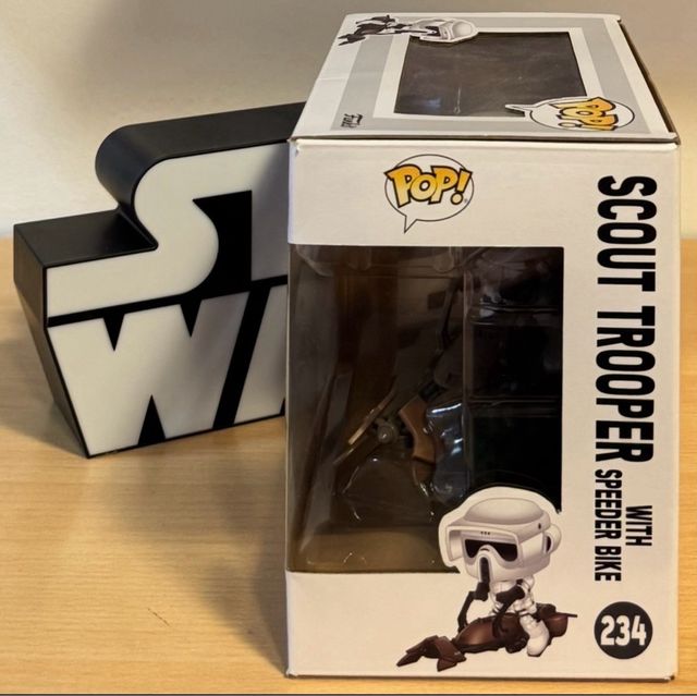 -OFERTA- Funko Pop Star Wars 234 - Trooper Bike