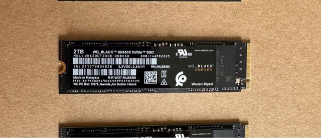 NUOVA WD Black SN850X 2TB + GARANZIA 5 Anni