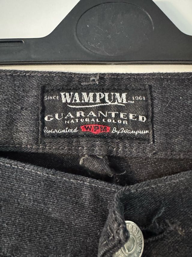 Jeans Wampum Cotone Denim Nero Taglia 48