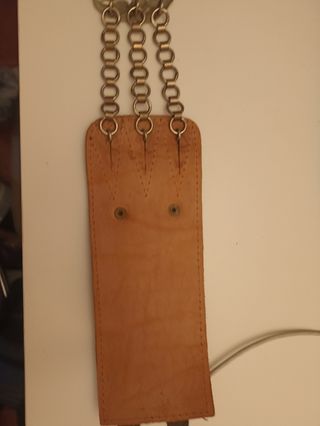 Cinturón Gaucho (Rastra) Alpaca y Cuero