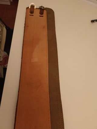 Cinturón Gaucho (Rastra) Alpaca y Cuero