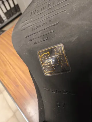 Botín Plumers Negro Tacón Bloque