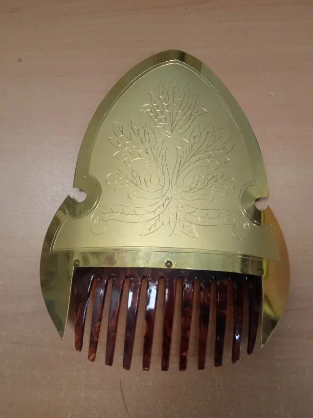 Juego Peinetas Fallera Doradas