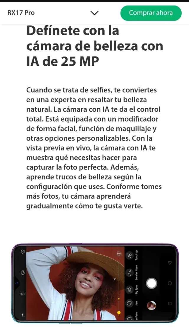 Oppo RX17 Pro Negro 128 GB