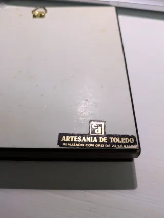 Piccolo quadro vintage oro 24k uccelli