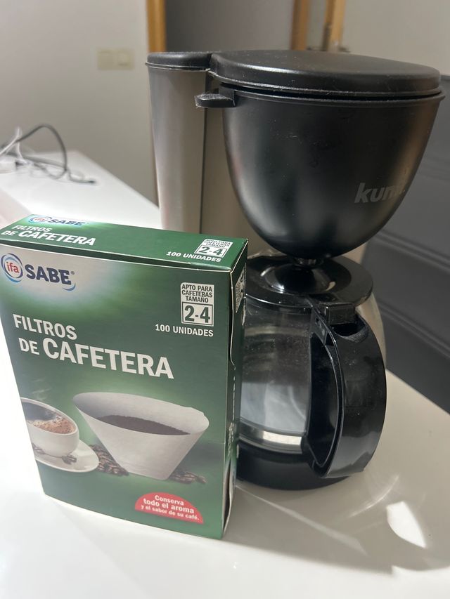 Cafetera con filtros, sin apenas uso Marca kunft
