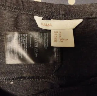 Leggings premamá gris oscuro