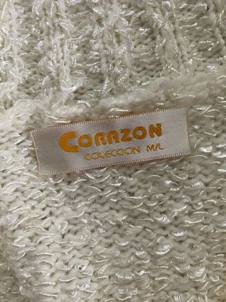 Cárdigan blanco talla M