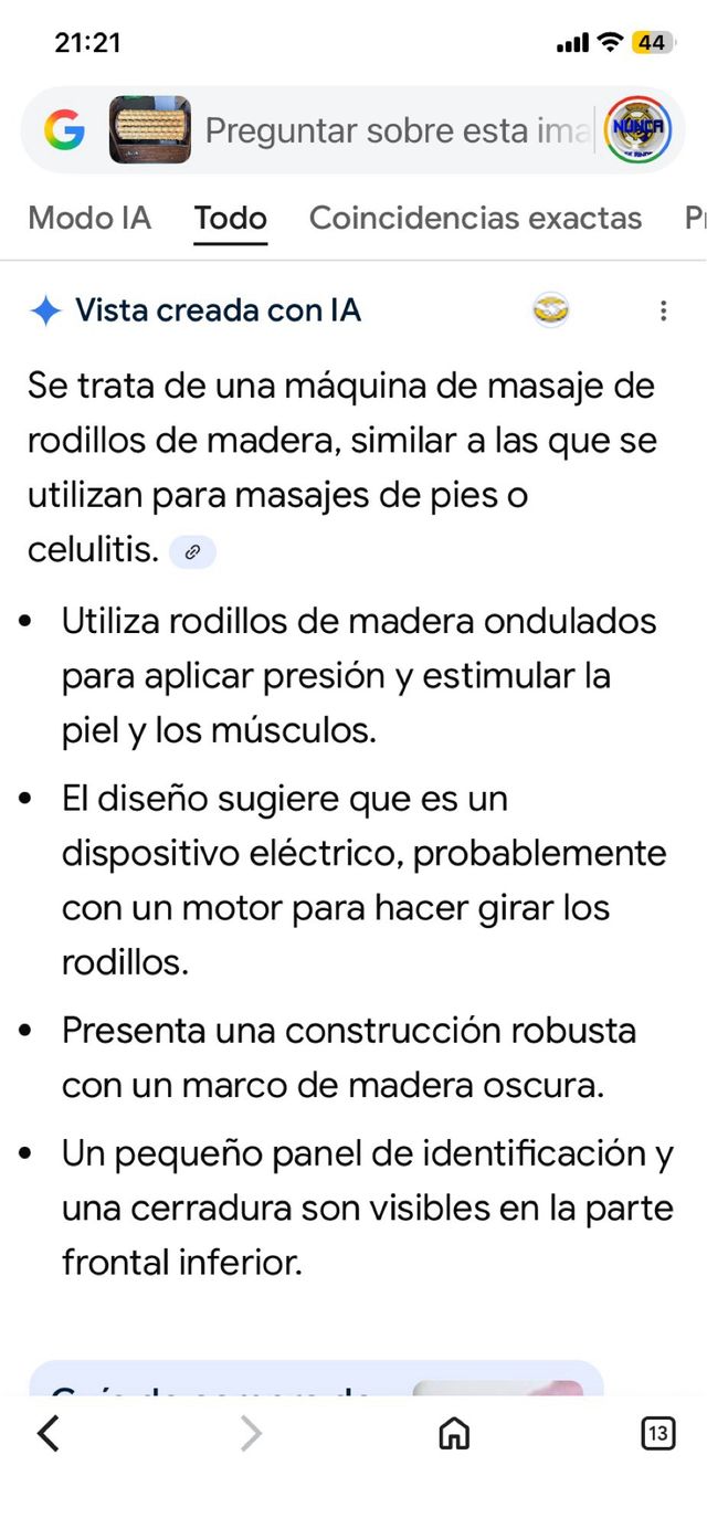 Masajeador Rodillo Madera Vintage VITA