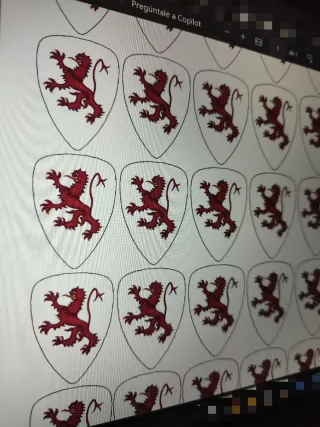 Plantilla Stickers Playmobil Reino de León