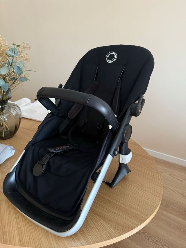 Carrito Bugaboo Fox 4 Negro/Crema