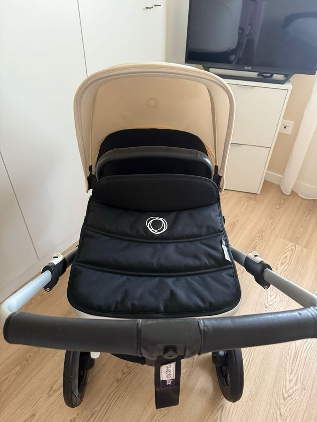 Carrito Bugaboo Fox 4 Negro/Crema