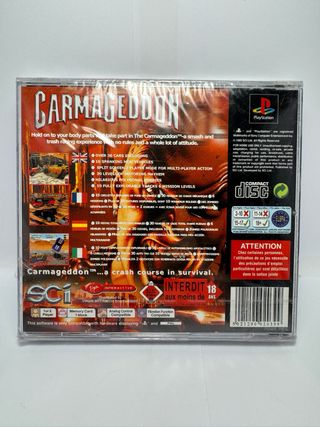 🇮🇹🇪🇸 Carmageddon Sealed PlayStation PS1 PAL ITA