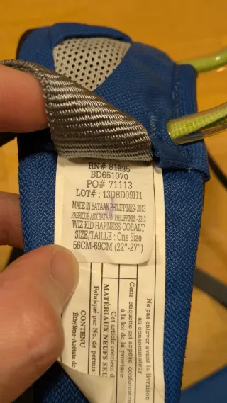 Arnés escalada Black Diamond