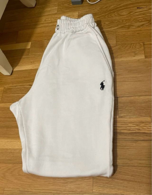 Pantalón chándal Polo Ralph Lauren blanco