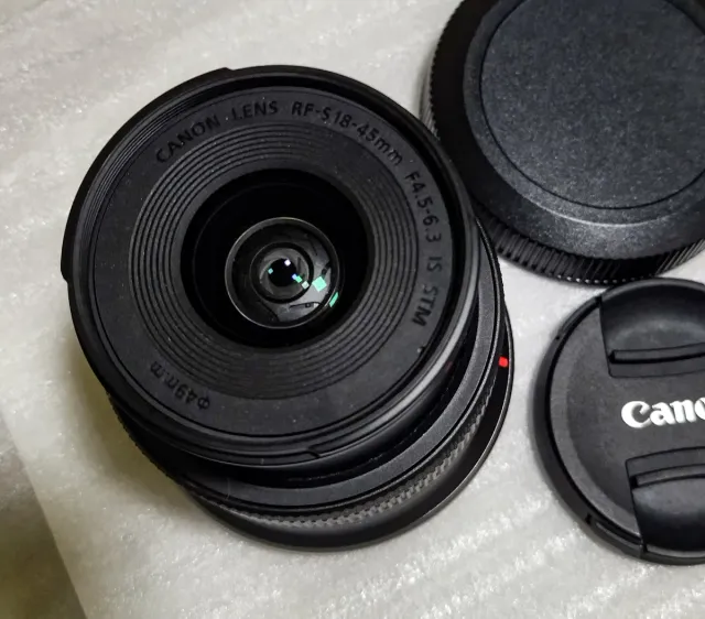 Objetivo Canon RF-S 18-45mm 4.5-6.3 IS STM Negro