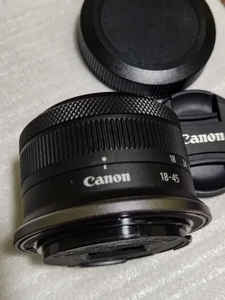 Objetivo Canon RF-S 18-45mm 4.5-6.3 IS STM Negro