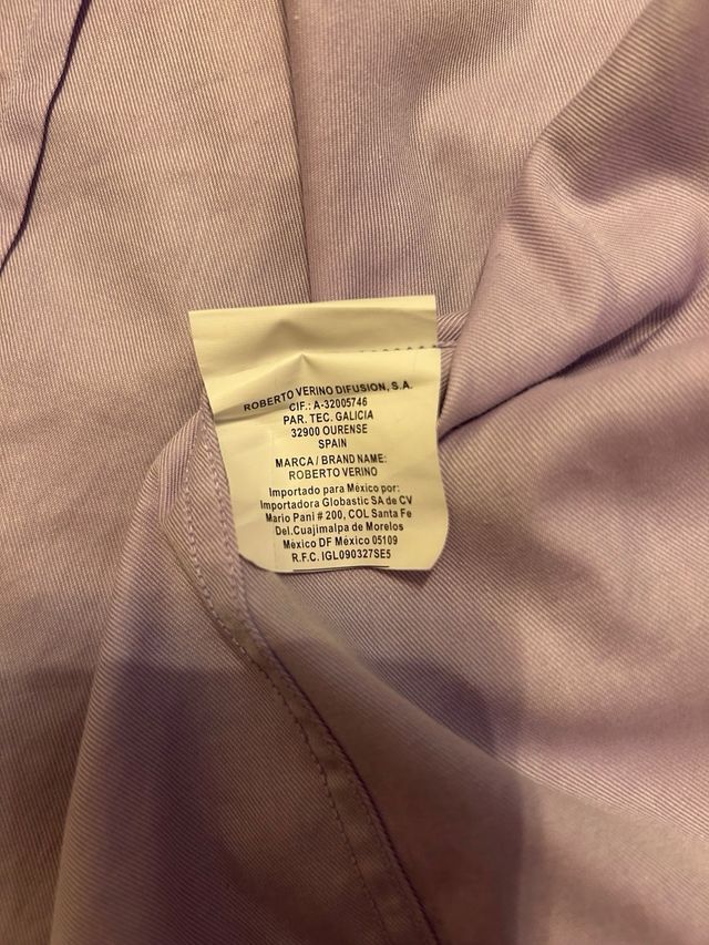 Camisa Roberto Verino L/42 Rosa