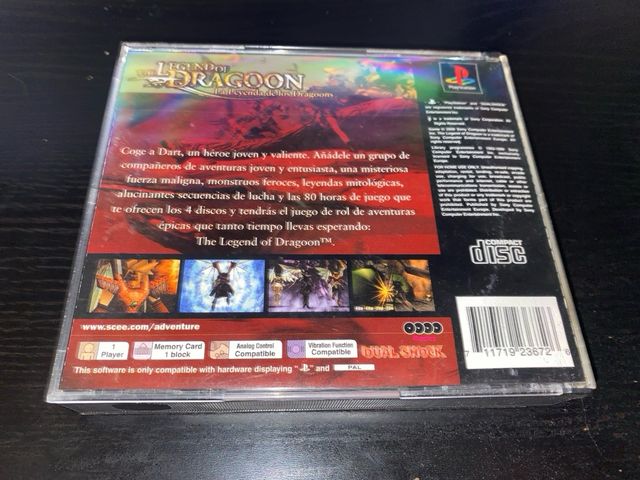 The Legend of Dragoon PS1 PAL España