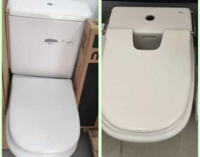 Inodoro Roca con bidé a juego