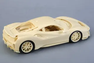 Maqueta Alpha Model Ferrari 488 Pista, escala 1/24