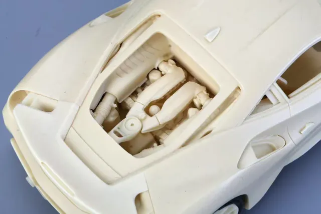 Maqueta Ferrari 488 Pista, escala 1/24. Tamiya