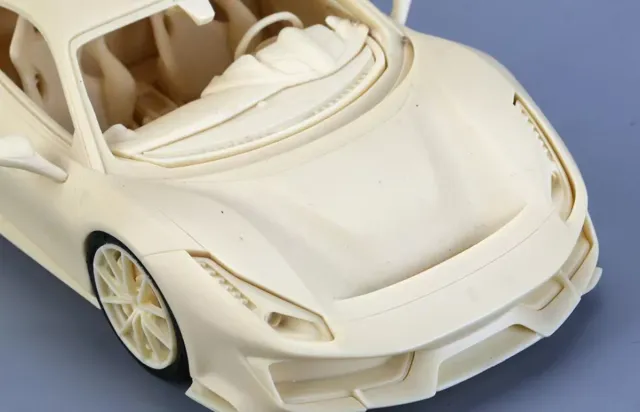 Maqueta Ferrari 488 Pista, escala 1/24. Tamiya